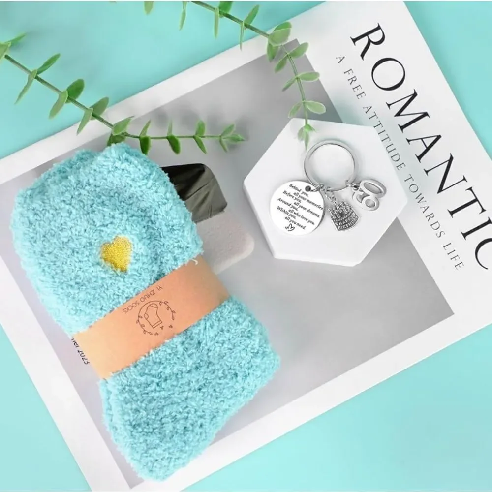 Aqua Blue Vintage Bath & Body Gift Set 60th birthday